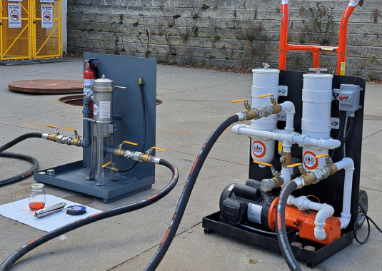 Fuel Cleaning and Polishing for Tanks Under 100,000 L<br />
